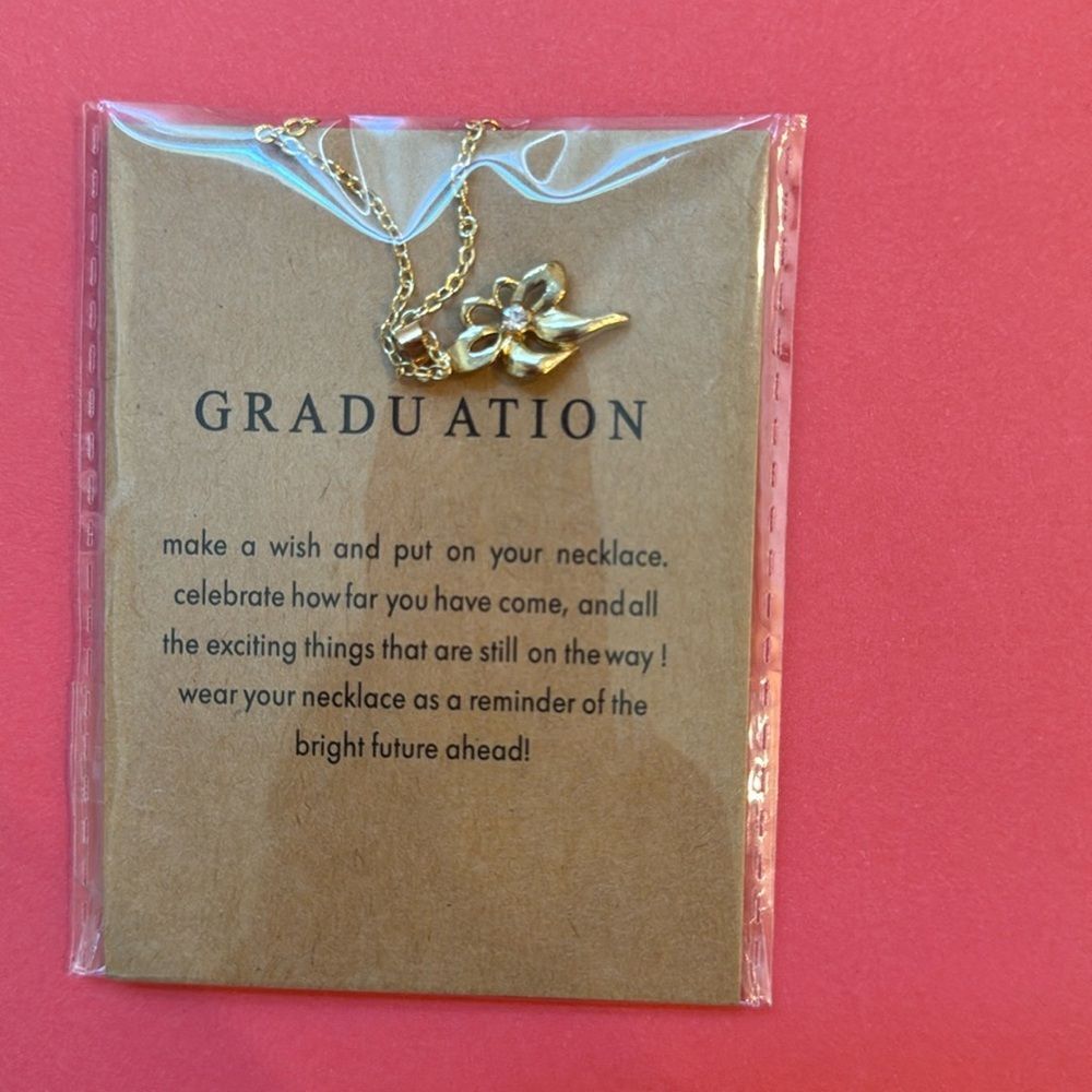 Graduation Flower Necklace